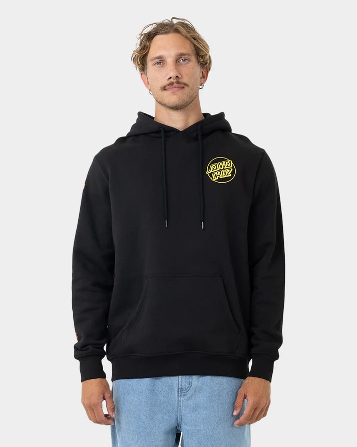 Santa Cruz Kendall Atomic Hoodie - Men's & Women's Pullover Fleece Hooded Sweatshirt for Casual Wear & Outdoor Activities