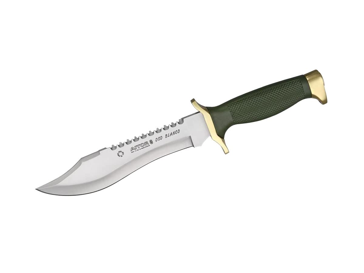 Oso Blanco Fixed Blade Knife - High Carbon Steel Hunting & Survival Knife with Sheath | Perfect for Outdoor Camping, Bushcraft & Tactical Use