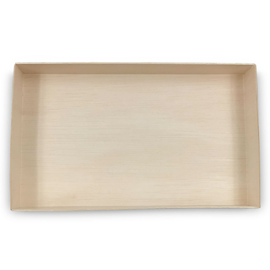 Eco-Friendly Coco Wooden Rectangular Takeout Bento Box - Large 9