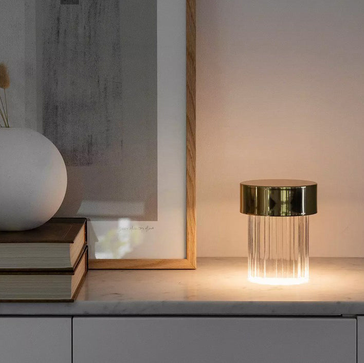 Portable Table Lamp - Rechargeable LED Desk Light with Adjustable Brightness, Perfect for Reading, Studying, and Bedside Use