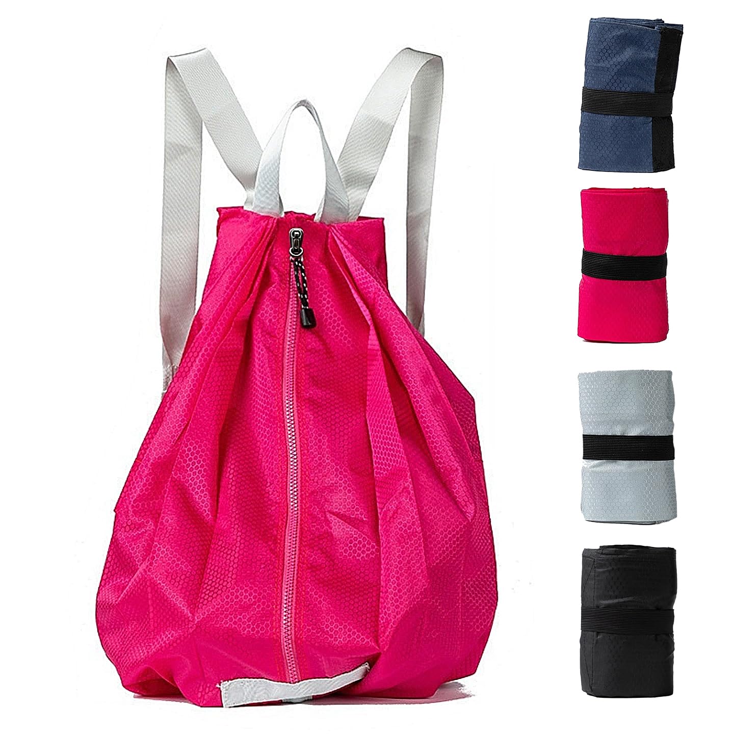 Ultra Lightweight Waterproof Small Hiking Backpack - Packable Foldable Collapsible Daypack for Travel, Camping, Gym & Beach - Compact Casual Backpack (Red) | Perfect for Outdoor Adventures, Workout & Daily Commute