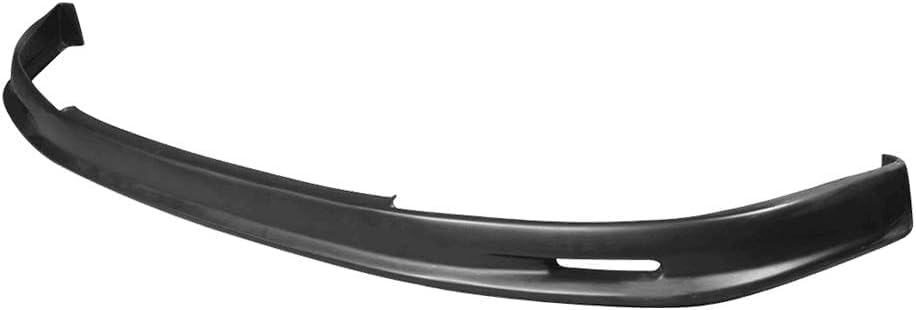 Mugen Style PU Front Bumper Lip for 1992-1995 Honda Civic EG Hatchback & Coupe (2 Door) - Unpainted Matte Black | Car Body Kit Upgrade for Enhanced Style & Aerodynamics | Perfect for Street Racing & Car Shows