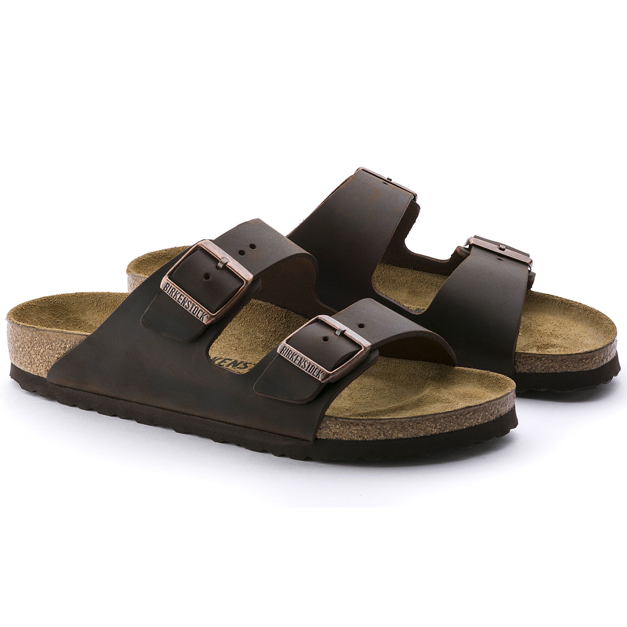 Birkenstock Arizona Habana Oiled Leather Sandals - Unisex Comfort Footwear for Men & Women | Perfect for Casual Wear, Beach & Summer Outfits
