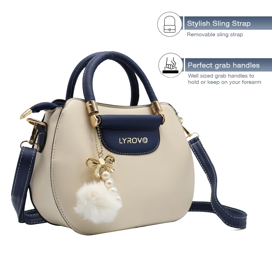 Lyrovo Women's Crossbody Sling Bag - Stylish & Lightweight Shoulder Purse for Everyday Use, Work, Travel & Shopping