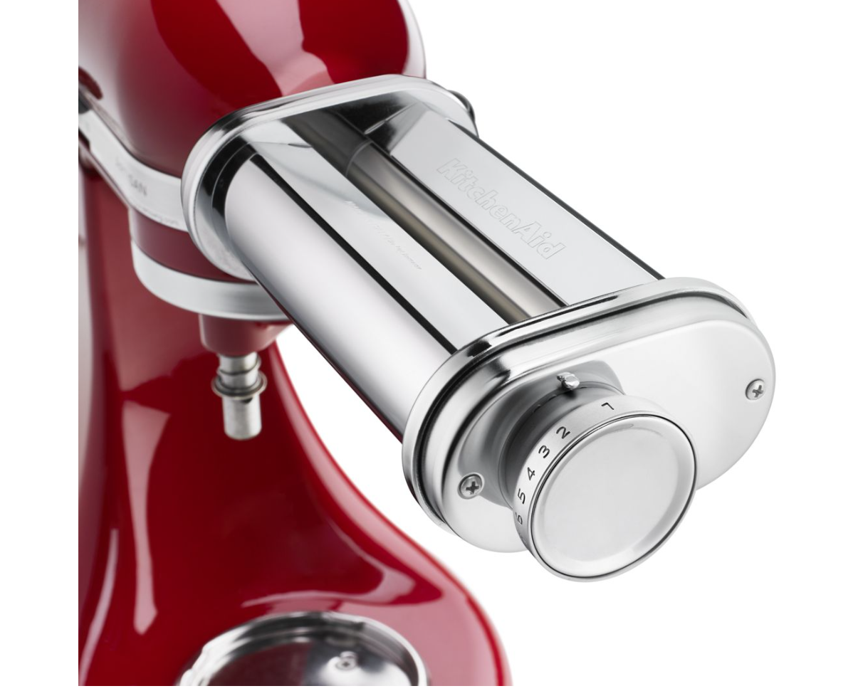 KitchenAid Pasta Roller Attachment - Silver | Compatible with Stand Mixers | Perfect for Homemade Pasta, Lasagna & Ravioli Dough | Easy-to-Use Pasta Maker Accessory