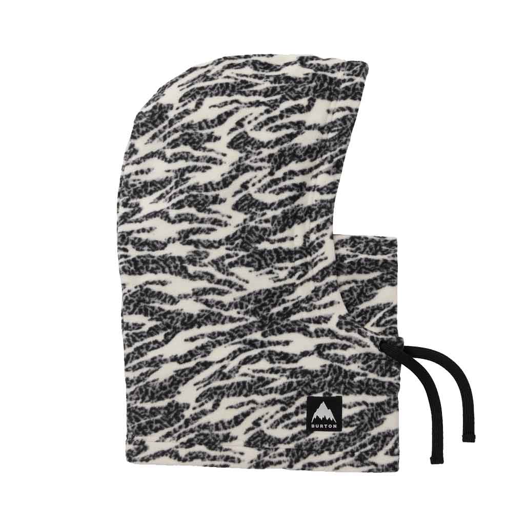 Burton 24/25 Burke Hood - Zebra Camo Waterproof Snowboard Jacket for Men & Women | Winter Sports & Outdoor Activities