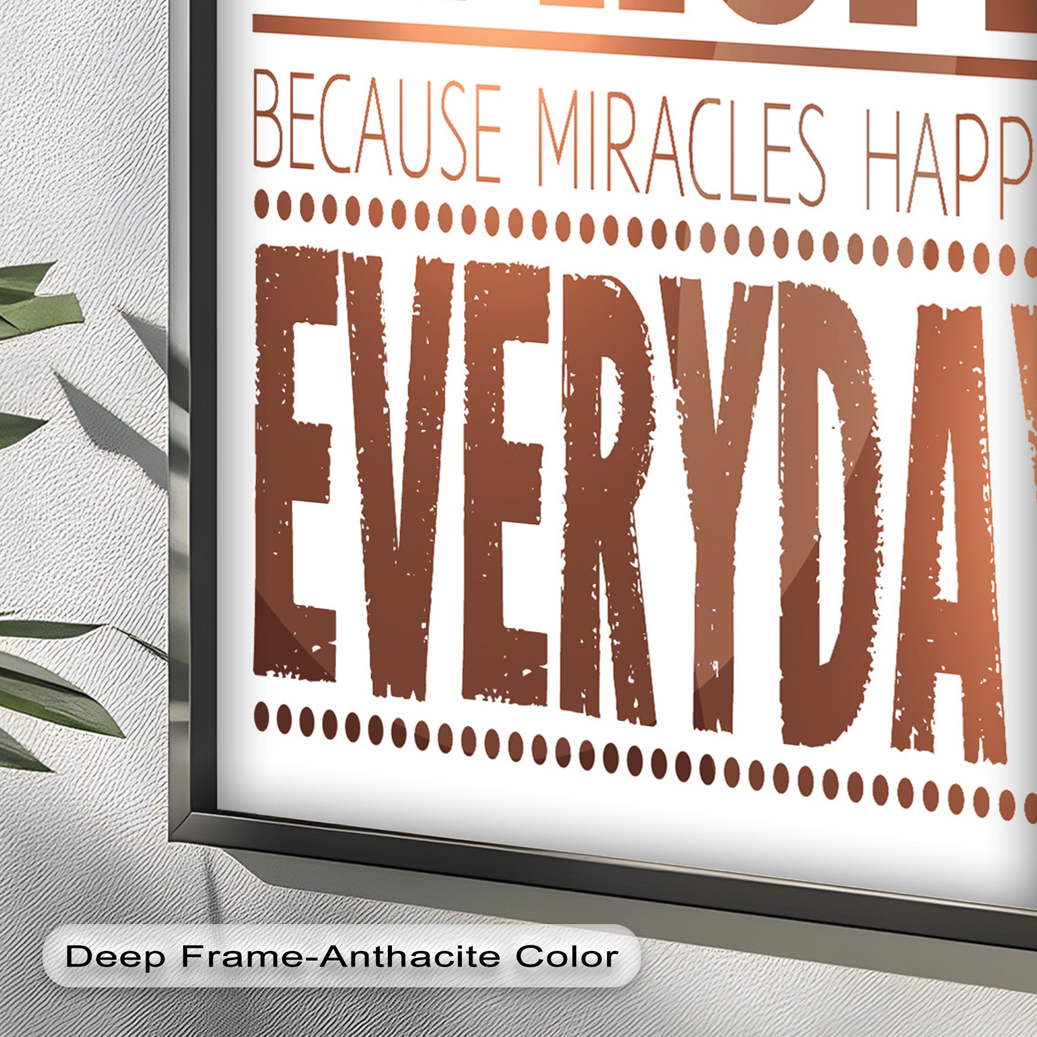 Inspiring 'Believe in Hope' Motivational Oil Painting - Uplifting Wall Art for Home, Office & Meditation Space
