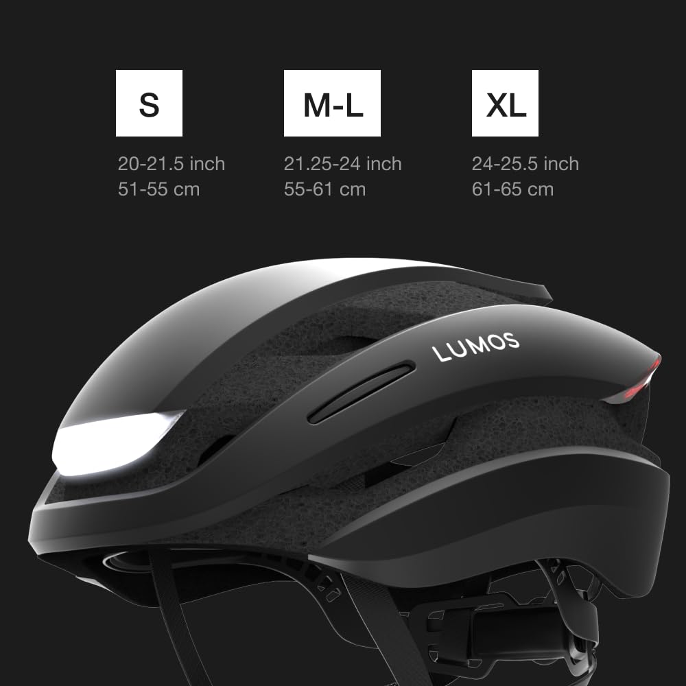 Lumos Ultra Smart Bike Helmet with Customizable LED Lights & Turn Signals - Lightweight Adult Cycling Helmet for Men & Women - Perfect for Commuting, Night Riding & Urban Cycling Safety