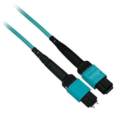 Ultra Spec MTP 40Gb OM4 Multimode Fiber Optic Cable - 50/125μm, 12 Fiber, 10m, Male to Female Type B, Plenum Rated (OFNP) - Ideal for High-Speed Data Centers, Server Rooms & Network Backbone Installations