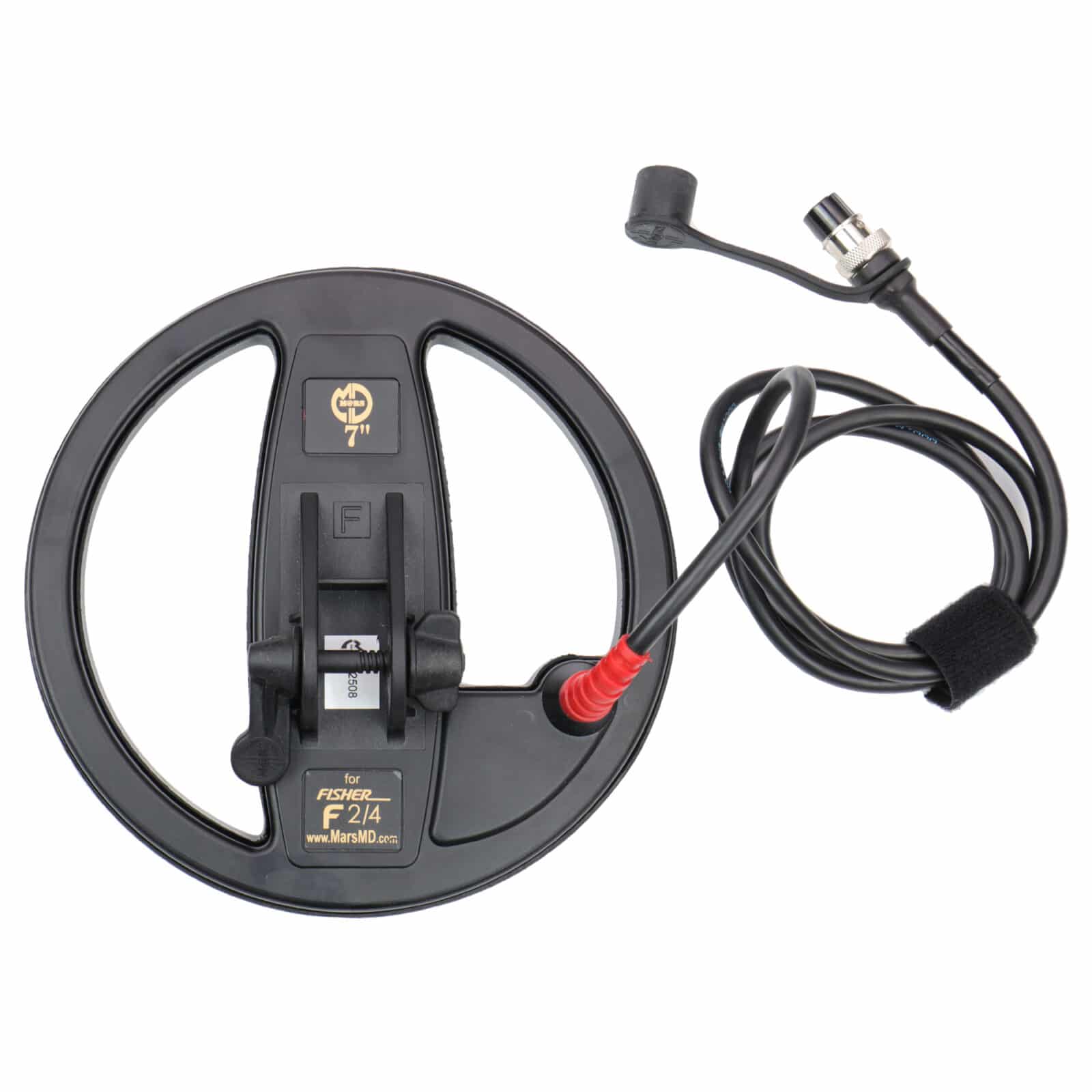 Mars Lion 7 DD Waterproof Search Coil for Fisher F2 & F4 Metal Detectors - Professional Metal Detecting Accessory for Beach, Field & Treasure Hunting