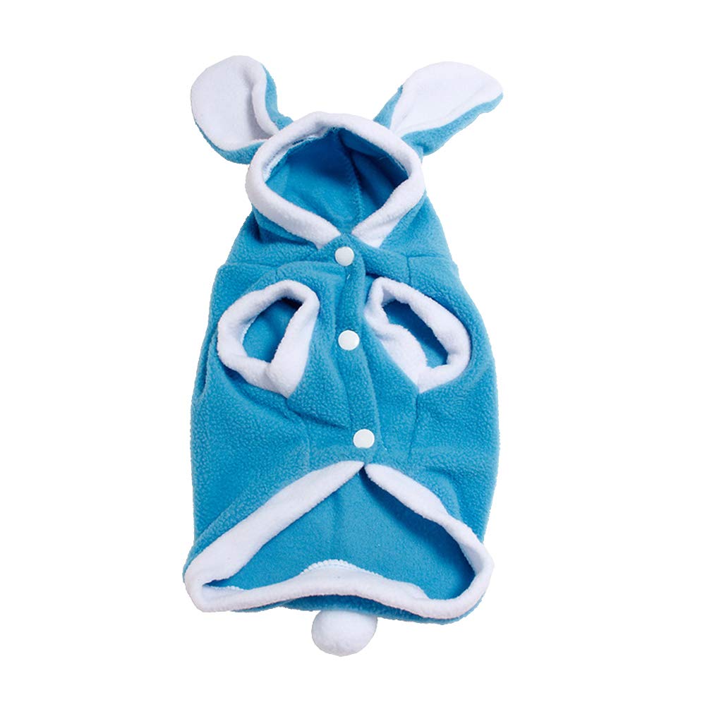 Funny Dog Costume - Cute Puppy Jumpsuit & Bunny Outfit for Easter | Warm Dog Sweater & VIP Jacket for Small Dogs & Cats | Perfect for Easter Photos, Pet Parties & Winter Wear