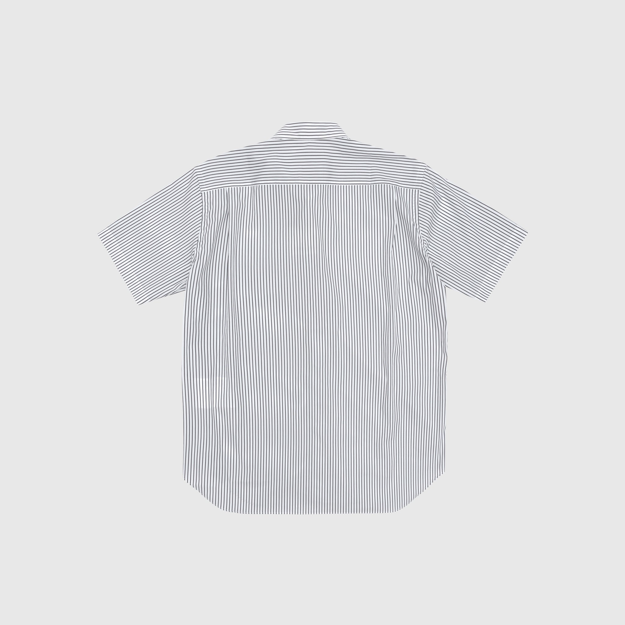 Contrast Stripe Short Sleeve Shirt for Men - Casual Summer Wear, Office & Outdoor Activities