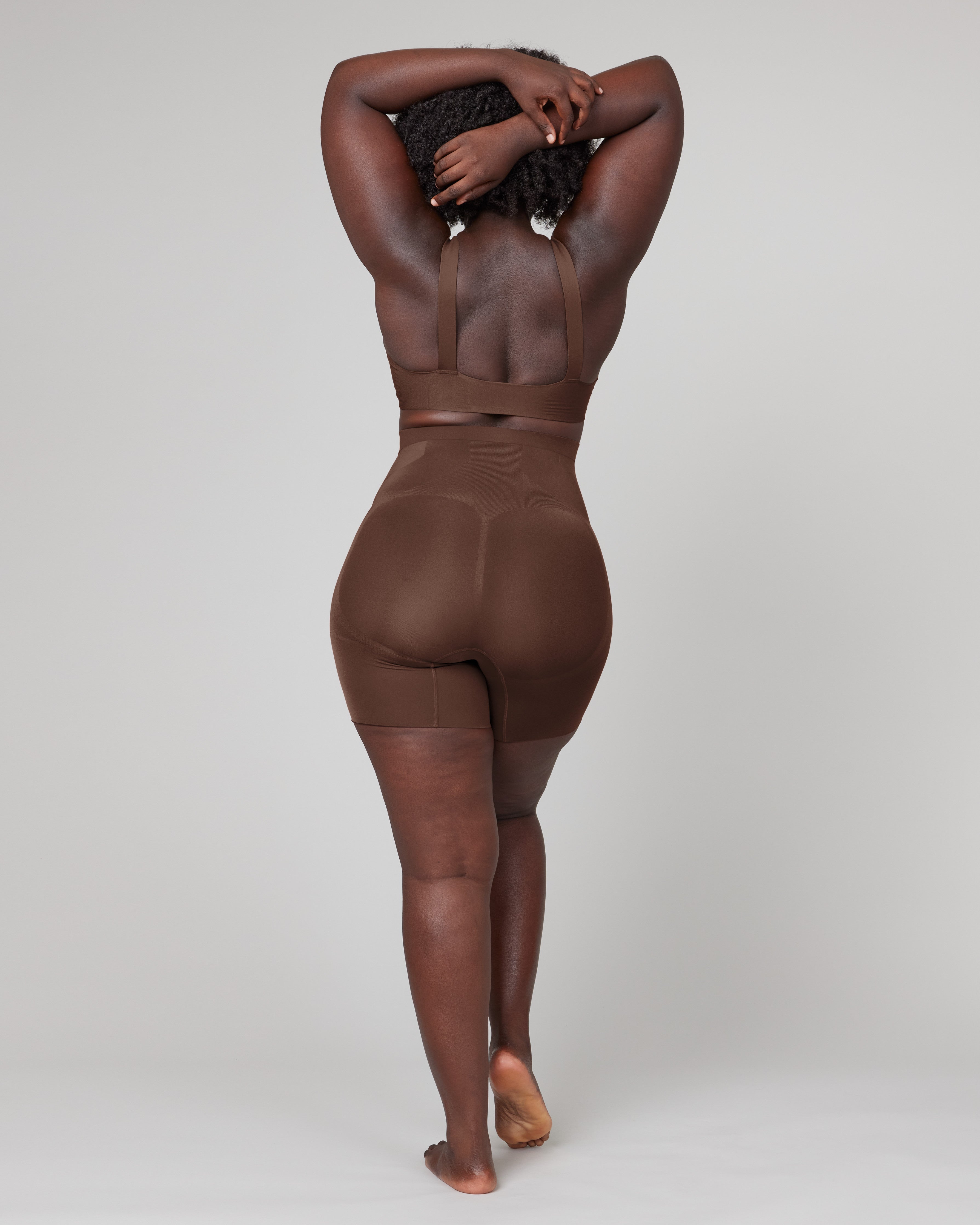 SPANX Sculpt OnCore Mid Thigh Shorts - High Waist Shaping Shorts for Women | Tummy Control & Thigh Slimming | Perfect for Workout, Yoga & Everyday Wear