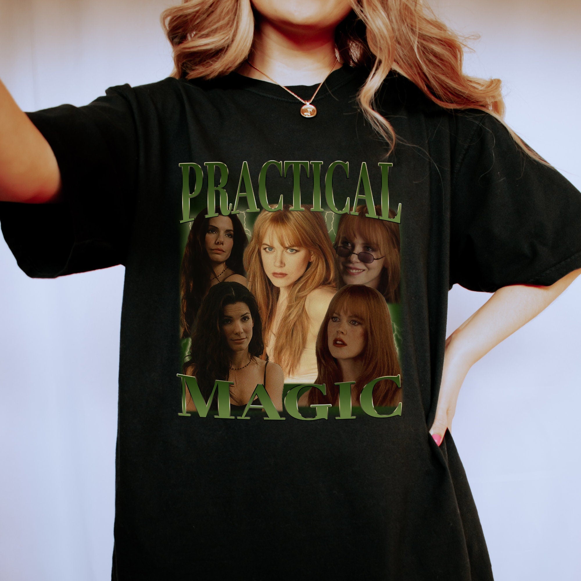 Practical Magic Movie Inspired Shirt - Owen's Sisters Witchy T-Shirt for Women - Basic Witch Aesthetic Top - Perfect for Halloween, Witchy Vibes & Movie Nights