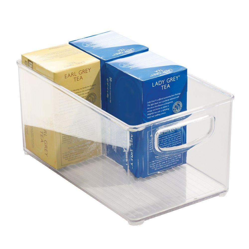 KITCHEN BINZ 25.5cm x 15cm x 13cm Small Kitchen Trash Can with Lid - Perfect for Under Sink, Bathroom, Office & Dorm Room Waste Disposal