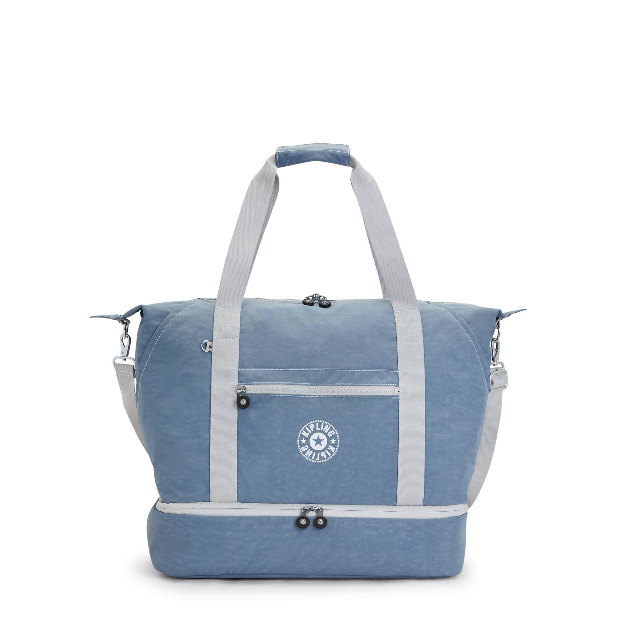 Kipling Art M Weekender Tote Bag - Lightweight Travel Bag for Women, Spacious Carry-On Luggage with Multiple Pockets | Perfect for Weekend Getaways, Gym, Work & Airplane Travel