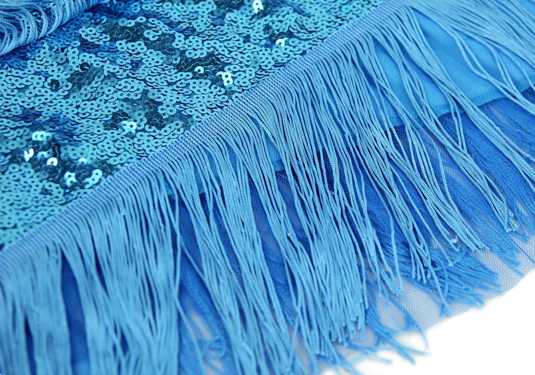 1920s Kids Sequined Fringed Chicken Feather Dress - Latin Dance Costume Set for Girls Performance & Party (Flapper Dress, Halloween, Stage Show, Photo Shoot)