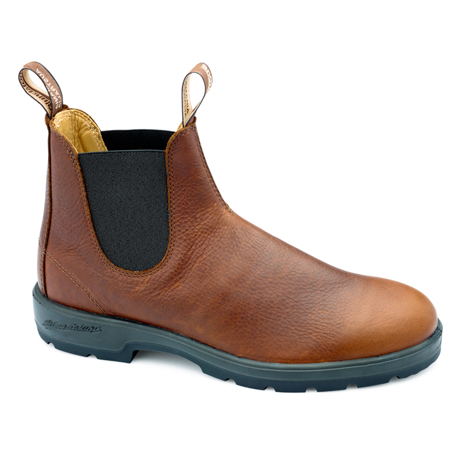 1445 Unisex Leather Lined Pebbled Brown Boots - Comfortable & Durable for Outdoor Hiking, Work & Casual Wear