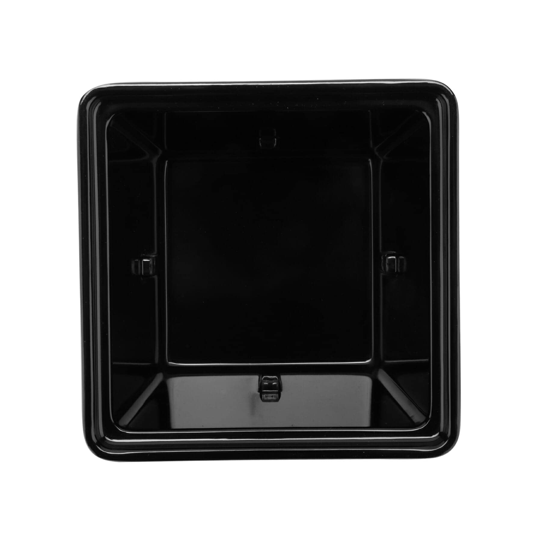 GET ML-148-BK 28oz Black Square Food Storage Container with Airtight Lid - Perfect for Meal Prep, Leftovers & Pantry Organization