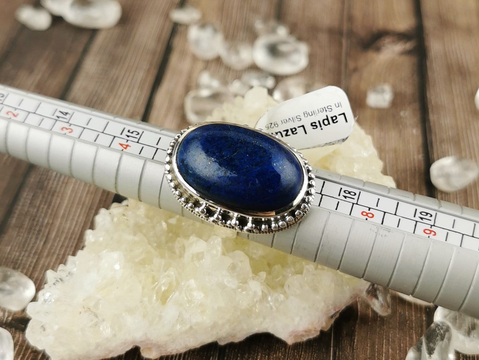 Lapis Lazuli Chunky Stone Ring - Size 6 - Handmade Boho Jewelry for Women - Perfect for Everyday Wear & Special Occasions