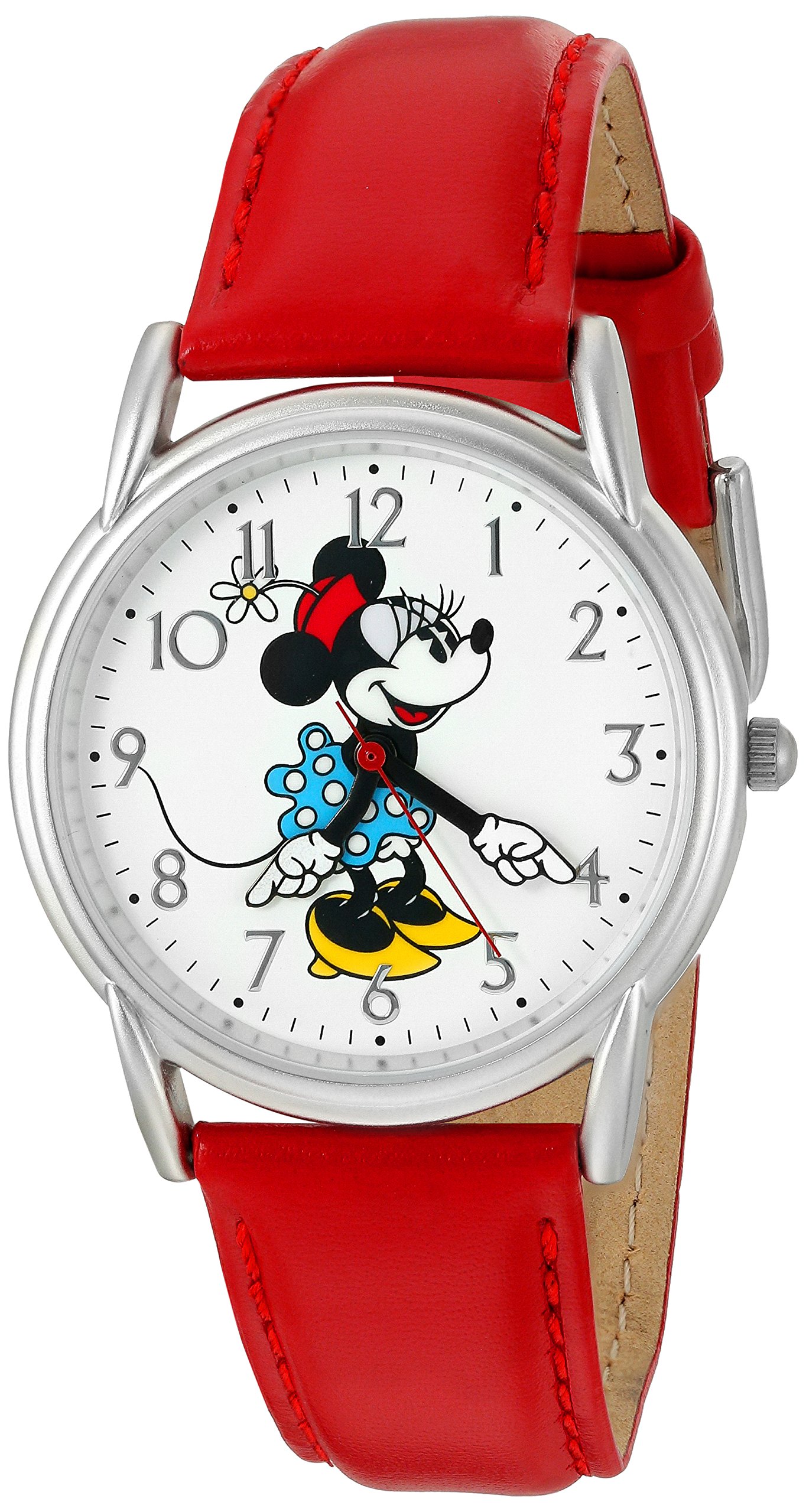 Disney Minnie Mouse Women's Watch - Leather Strap for Casual Wear