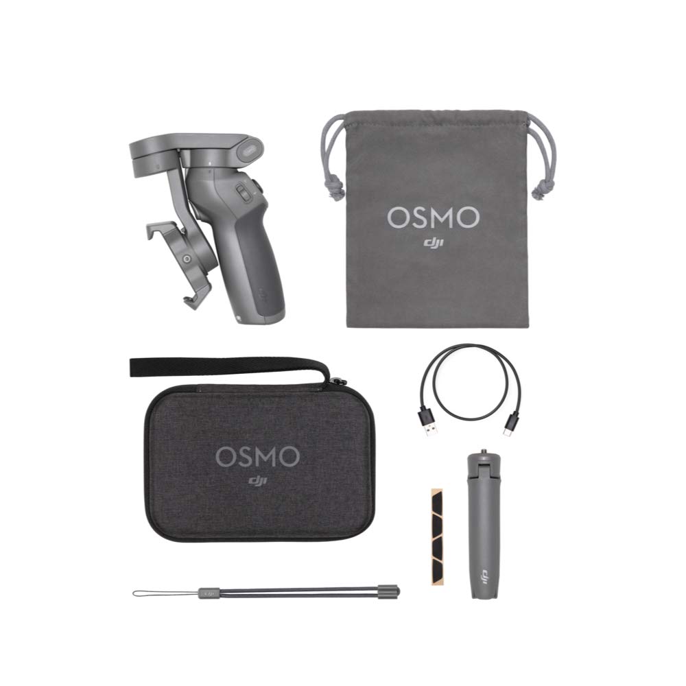 DJI Osmo Mobile 3 Combo - Smartphone Gimbal Stabilizer for iPhone & Android - Perfect for Vlogging, Travel Videos & Smooth 4K Footage