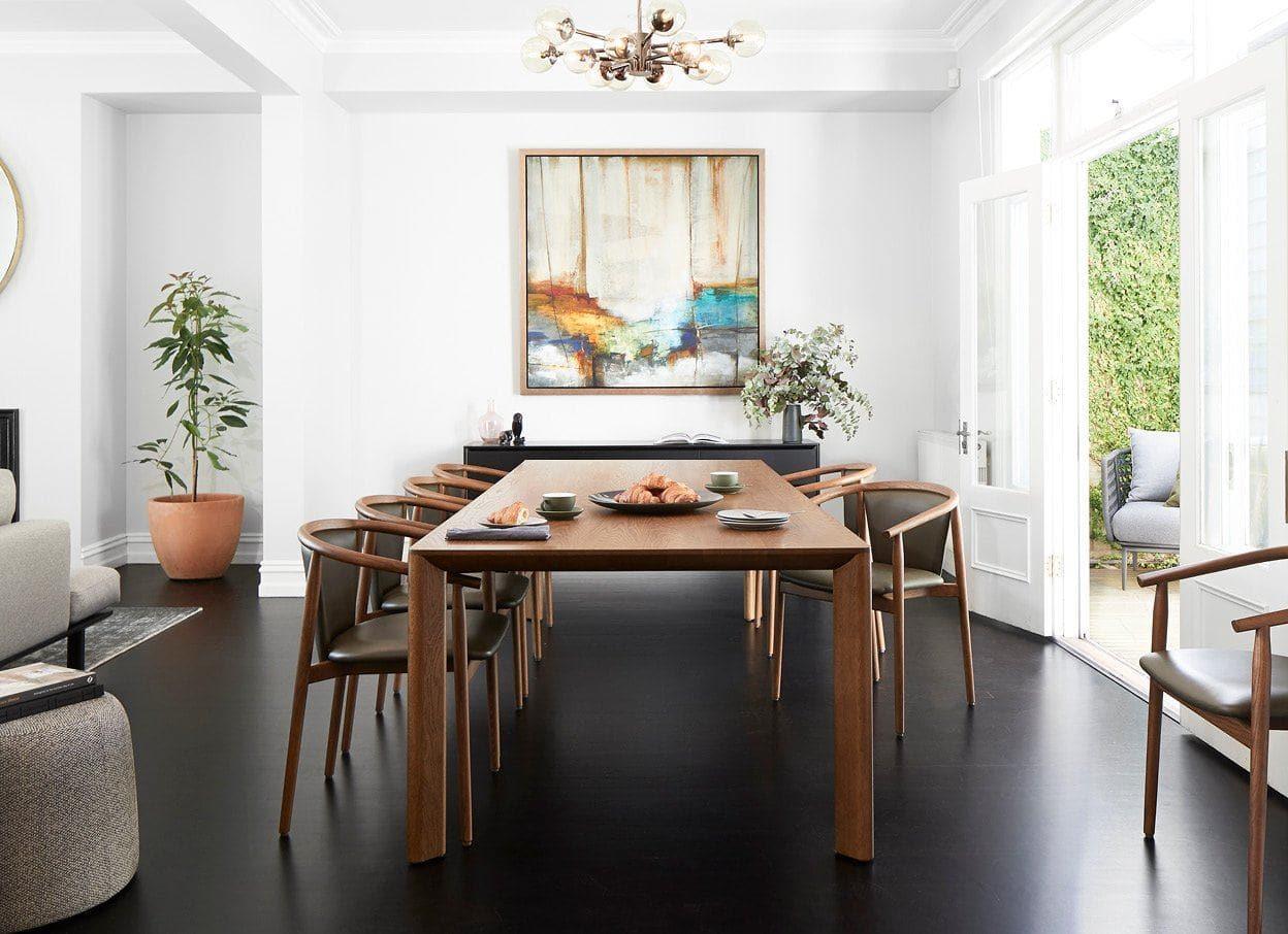 Otway Solid Wood Dining Table - Rustic Farmhouse Style for Kitchen, Dining Room & Outdoor Patio - Perfect for Family Gatherings & Entertaining