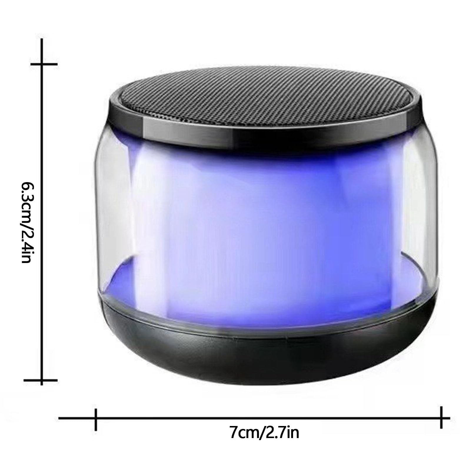 Demaxiyad Wireless Bluetooth Speaker with LED Lights - Portable Waterproof Outdoor Speaker for Sports, Travel, Camping, Beach, Home & Party | Perfect for Backyard BBQs, Pool Parties & Nighttime Adventures