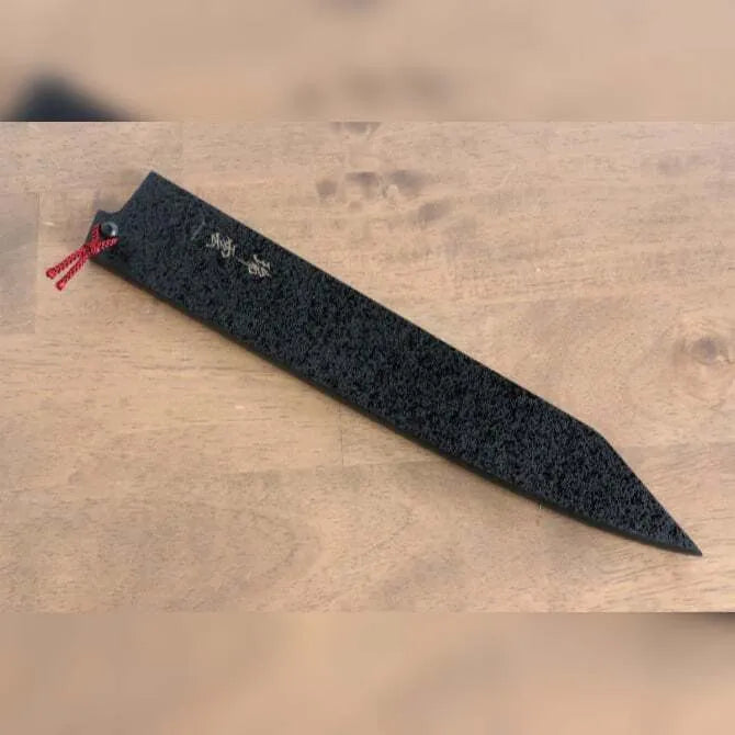 Kanetsugu Zuiun Saya Cover 9.4 Inches - Premium Japanese Knife Sheath for Chefs & Home Cooks - Perfect for Kitchen Safety & Knife Protection