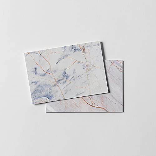 Gisela 8.2x5.5 Inch Single Sided Marble Texture Photography Backdrop - 21x14cm Card Paper Tabletop Background for Food, Jewelry, Cosmetic & Small Product Photography - Perfect for Instagram, Etsy & Amazon Product Shoots