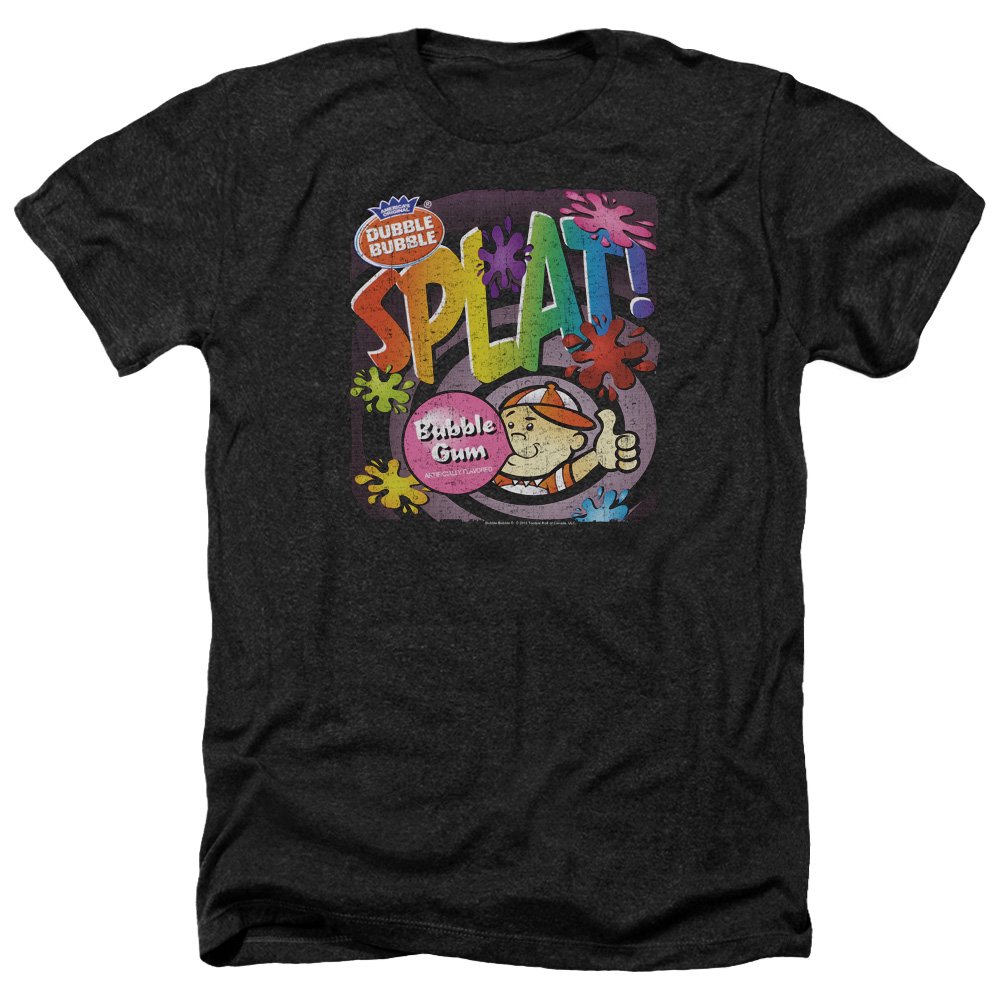 Dubble Bubble Splat Gum Unisex T-Shirt for Men & Women - Soft Heather Cotton Tee for Casual Wear, Gifts & Everyday Outfits