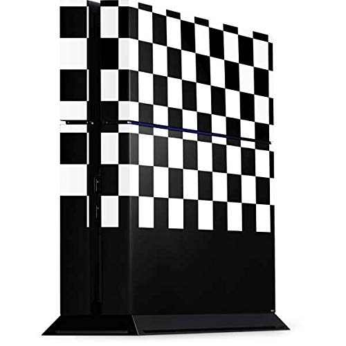 Custom PS4 Console Skin - Checkerboard Split Design Gaming Decal for Playstation 4 | Perfect for Gaming Setups & Personalized Decor