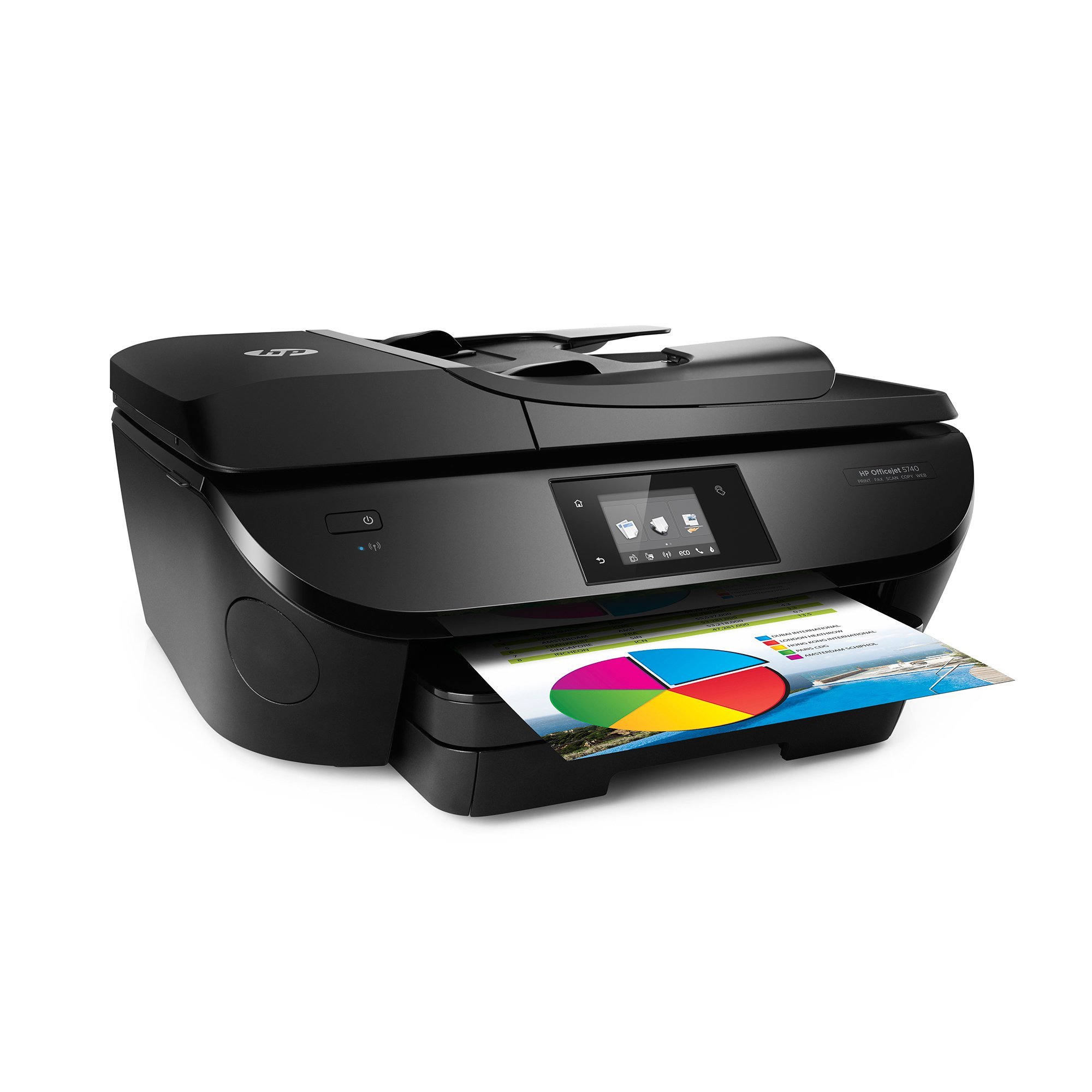 HP OfficeJet 5740 Wireless All-in-One Photo Printer | Mobile & Cloud Printing | Instant Ink Ready | High-Quality Photo & Document Printing | Ideal for Home Office & Small Business (Renewed) (B9S76A)