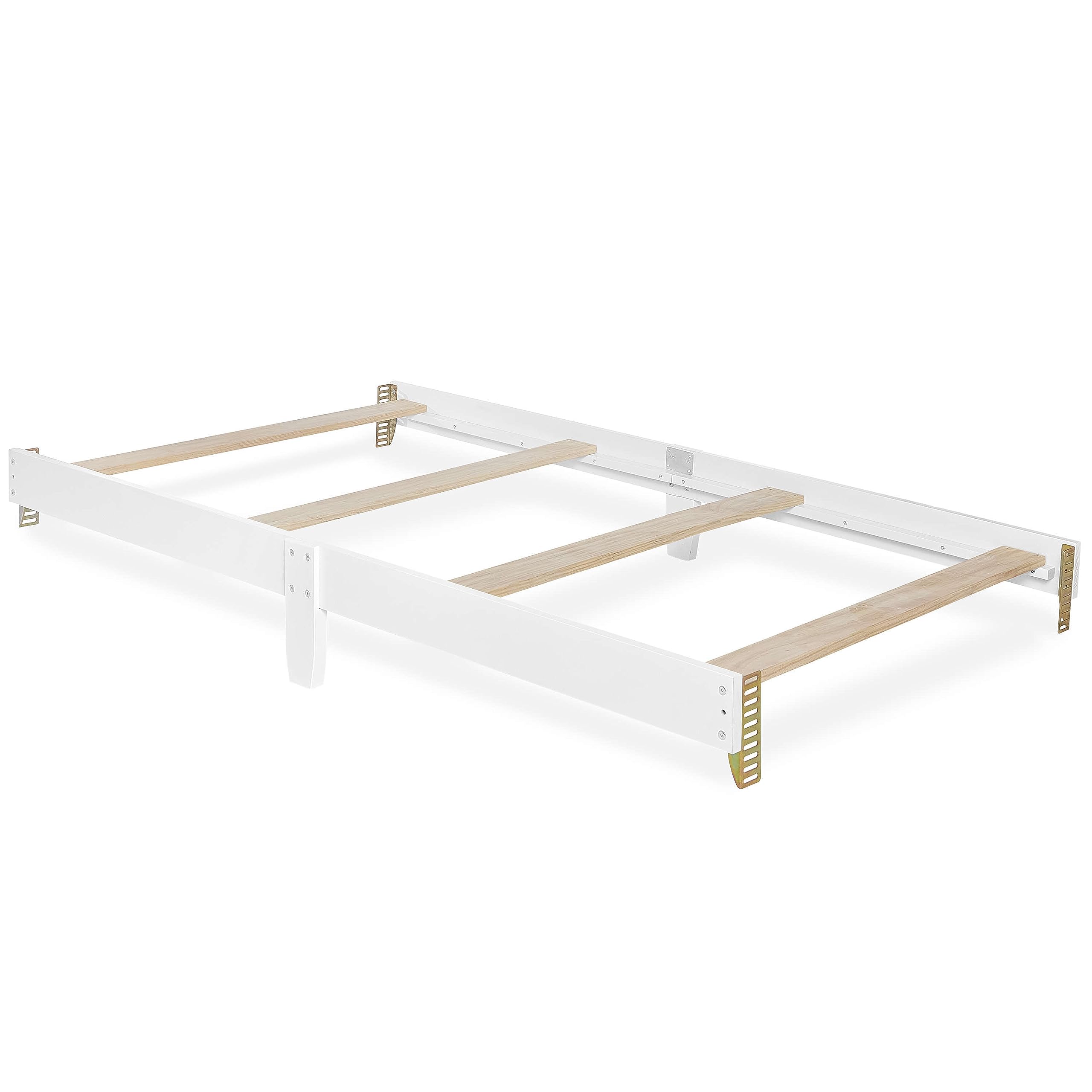 Dream On Me Mini Crib Bed Rail - Safety Guardrail for Toddler Beds & Cribs | Perfect for Nursery, Daycare & Travel | White