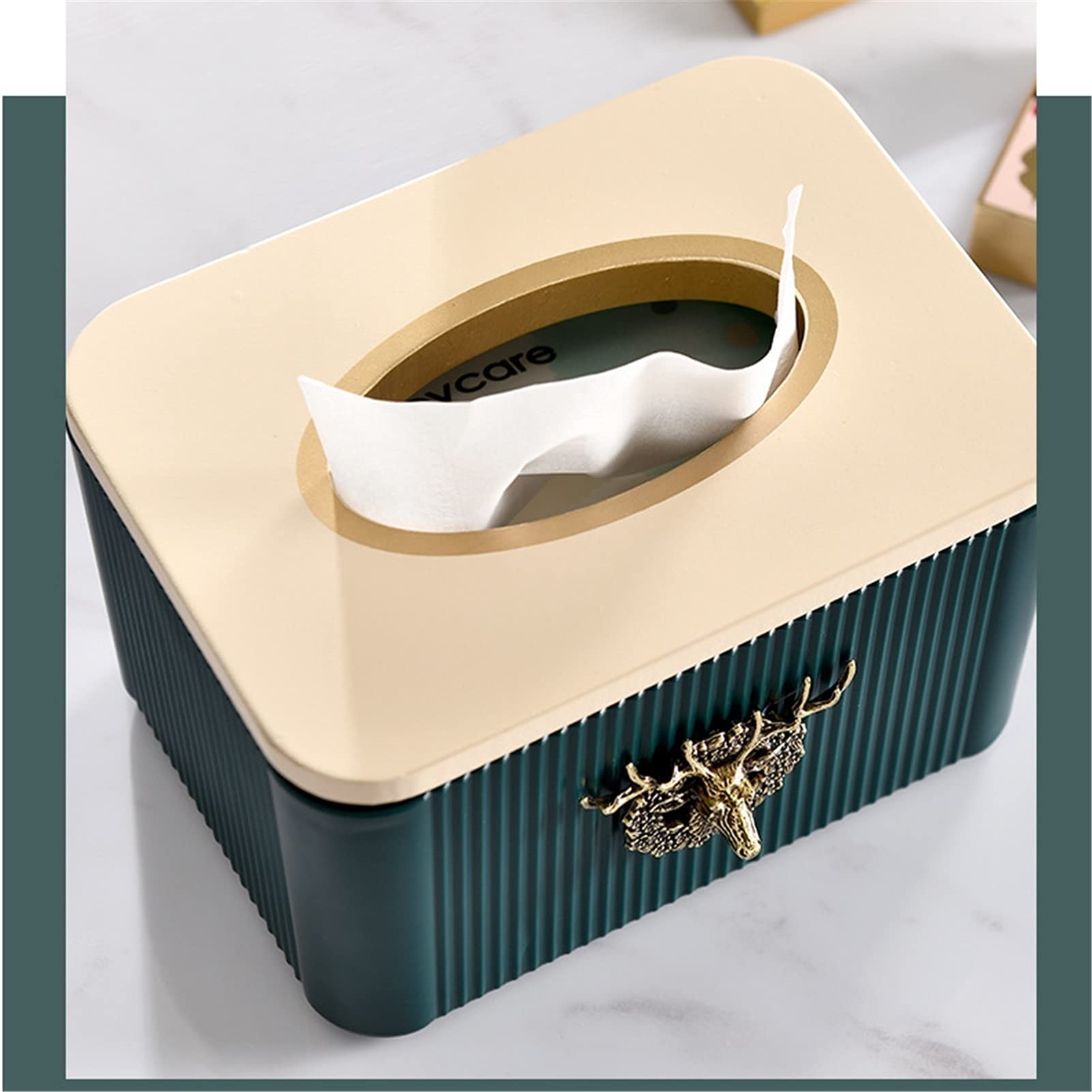 Creative High-End Tissue Box - Modern Home Decor for Living Room & Bedroom | Personalized Luxury Paper Towel Holder | Stylish & Simple Design for Elegant Spaces