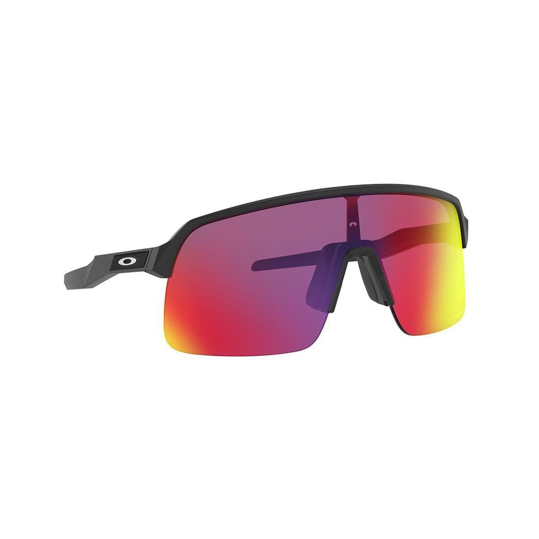 OAKLEY SUTRO LITE Sunglasses for Men & Women - Matte Black Frame with Prizm Road Lens - UV Protection, Lightweight & Durable for Running, Cycling, Driving & Outdoor Sports