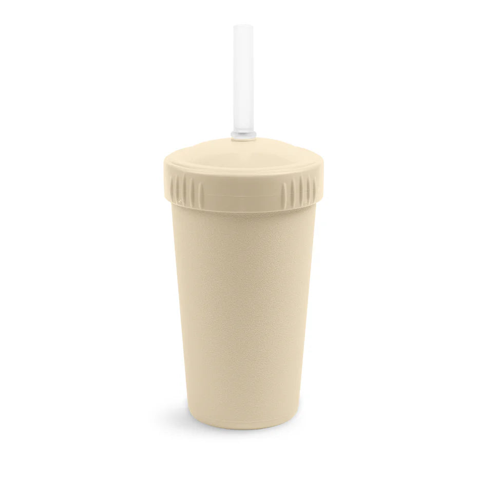 RePlay Straw Cup with No Pull Out Silicone Straw - Leak Proof Sippy Cup for Toddlers - BPA Free Kids Drinking Cup for Home, Travel & Daycare