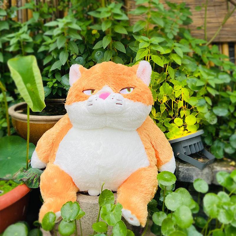 Angry Stuffed Cat Plush Toy - Soft & Huggable Stuffed Animal for Kids & Adults - Perfect for Stress Relief, Gifts, and Home Decor