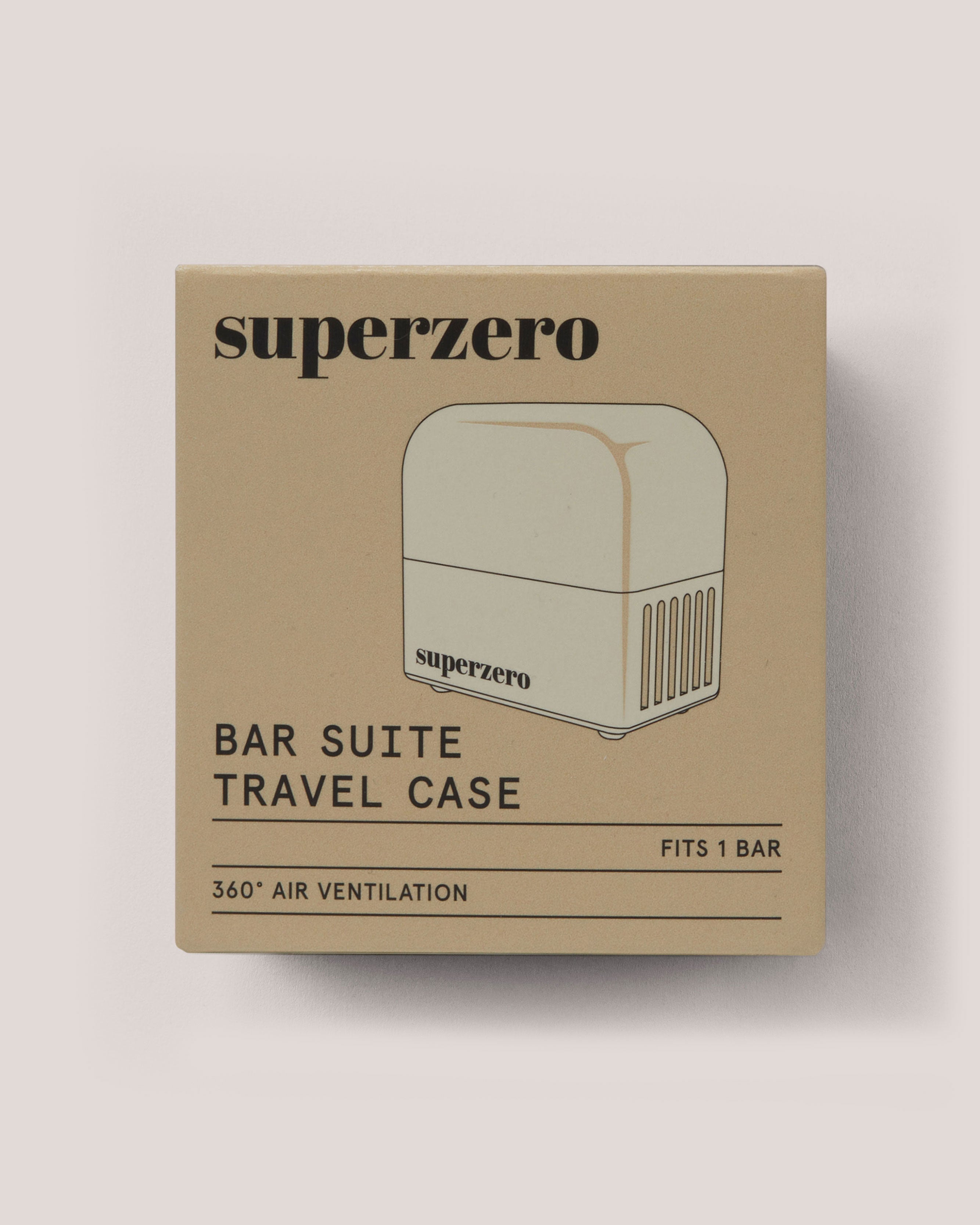 SuperZero Bar Suite Travel Case - Portable Toiletry Organizer for Men & Women | Perfect for Travel, Gym, Camping & Business Trips