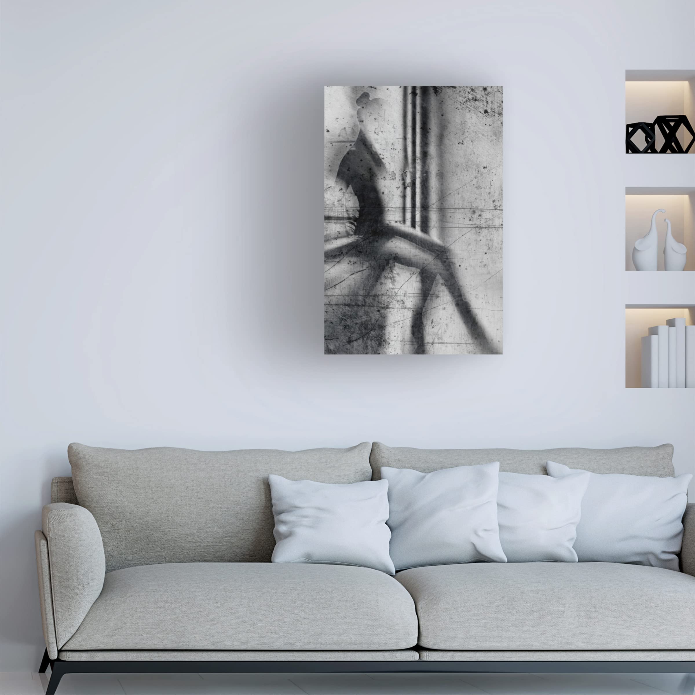 Erik Schottstaedt 'Future' Canvas Wall Art Print - Modern Abstract Painting for Home & Office Decor - Perfect for Living Room, Bedroom or Workspace