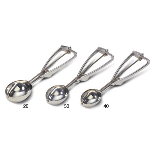 Extra Heavy Duty Oval Scoops - Durable Stainless Steel Ice Cream Scoop for Professional & Home Use - Perfect for Ice Cream Parlors, Bakeries, and Dessert Shops