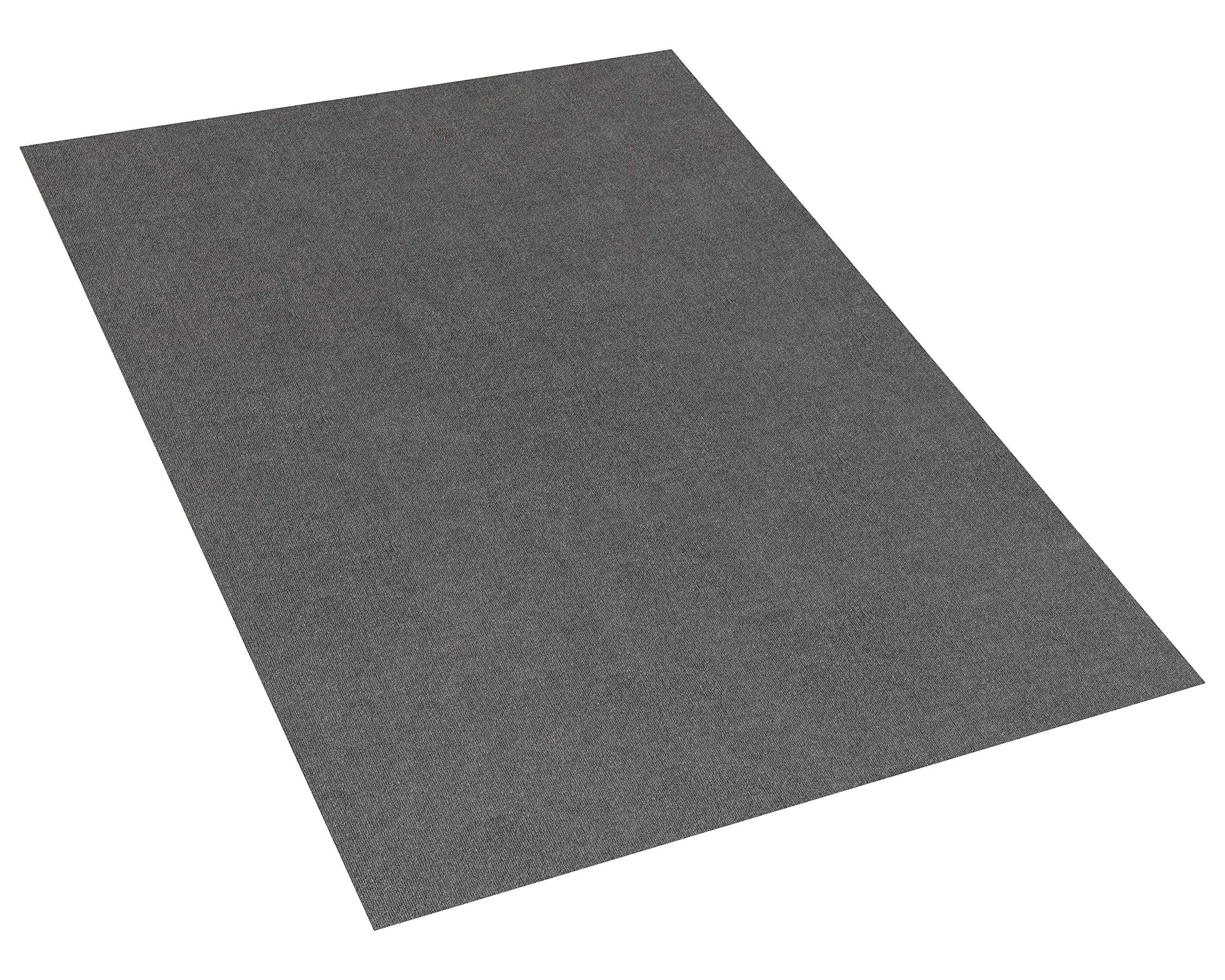 Premium Recycled PET Fiber Indoor/Outdoor Rug - Eco-Friendly 5' x 8' Sky Grey Area Rug for Living Room, Bedroom, Patio, Deck & Picnics - Water-Resistant & Durable Floor Mat Made from 100% Recycled Plastic Bottles