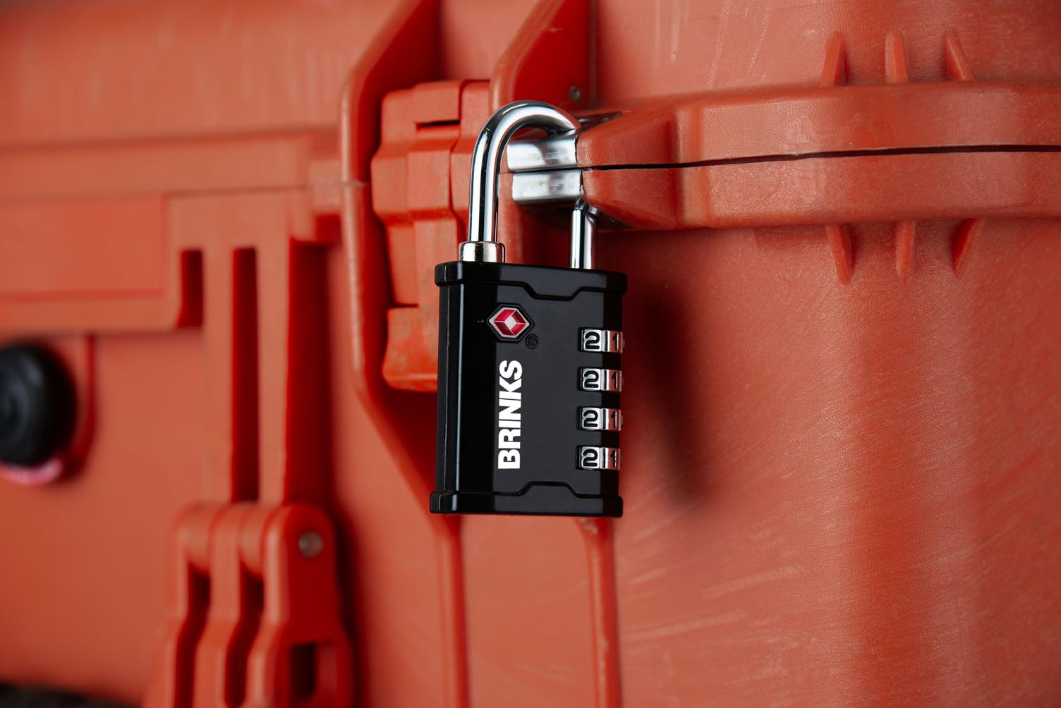 BRINKS TSA Approved 4-Dial Resettable Combination Padlock for Gun Cases, Luggage, Equipment & Camera Bags – Secure Travel Lock (2 Pack) – Ideal for Airports, Storage & Outdoor Adventures