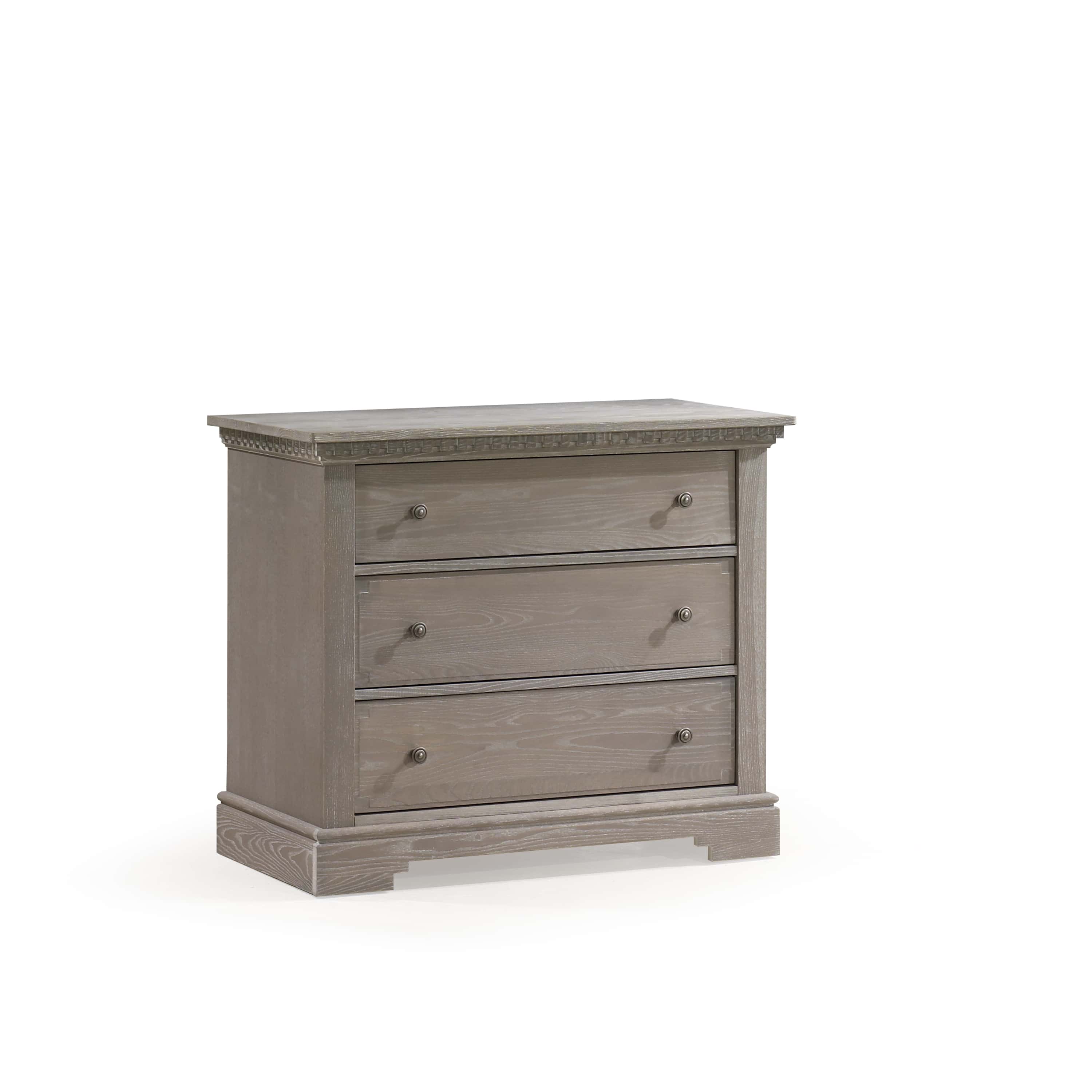 Natart Ithaca 3 Drawer Dresser - Solid Wood Bedroom Chest with Soft-Close Drawers | Modern Storage for Clothes, Linens & Accessories | Perfect for Master Bedroom, Guest Room or Nursery Organization