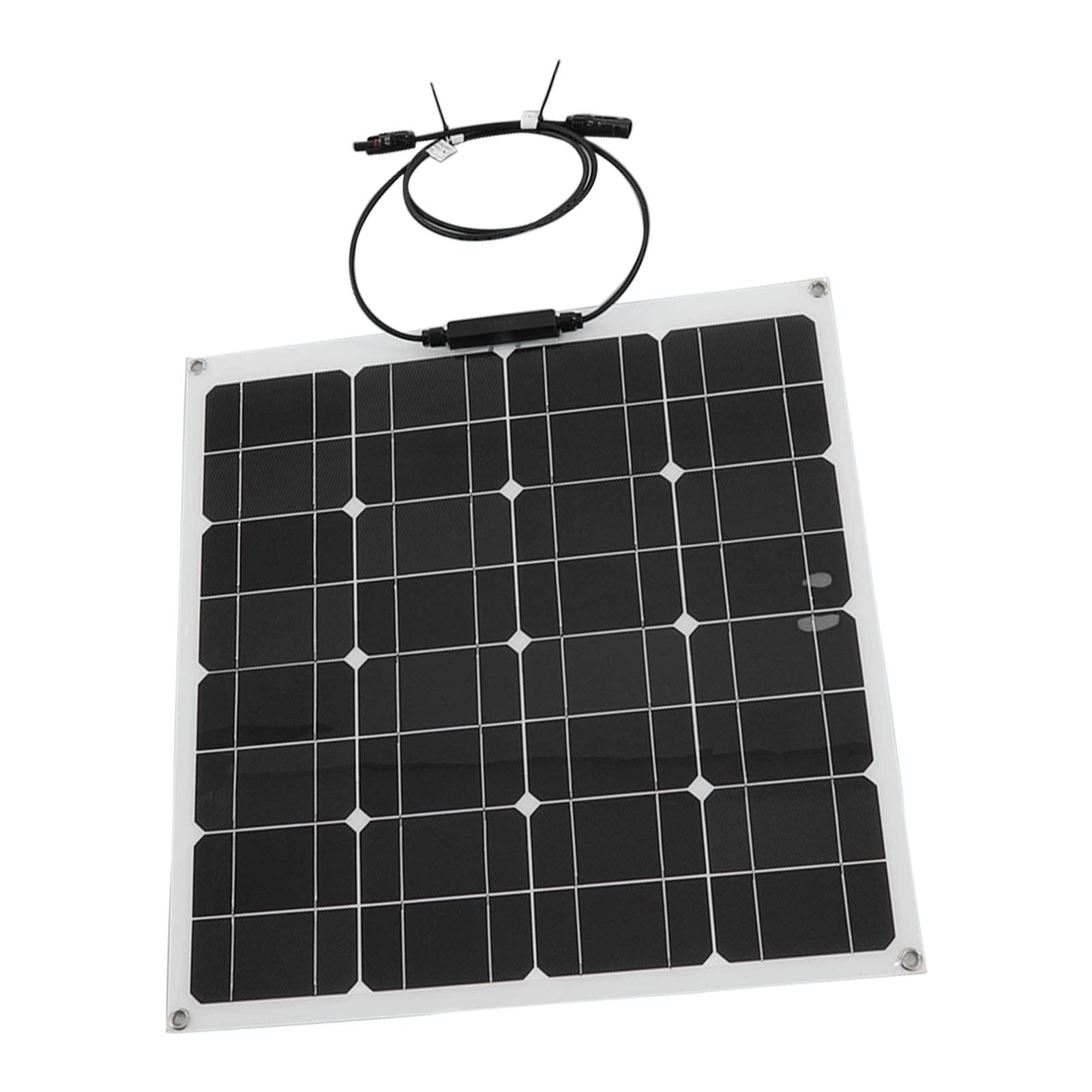 EXCLUZO Foldable Solar Charger - 100W Portable Solar Panel with Weatherproof Design for RV, Camping, Hiking & Outdoor Adventures | Lightweight & Flexible Power Solution for Off-Grid Living