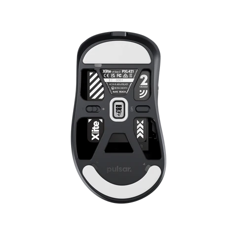 Pulsar Xlite v4 Wireless Gaming Mouse - Lightweight Ergonomic Design for FPS, MOBA & Esports - Perfect for Competitive Gaming & Long Sessions