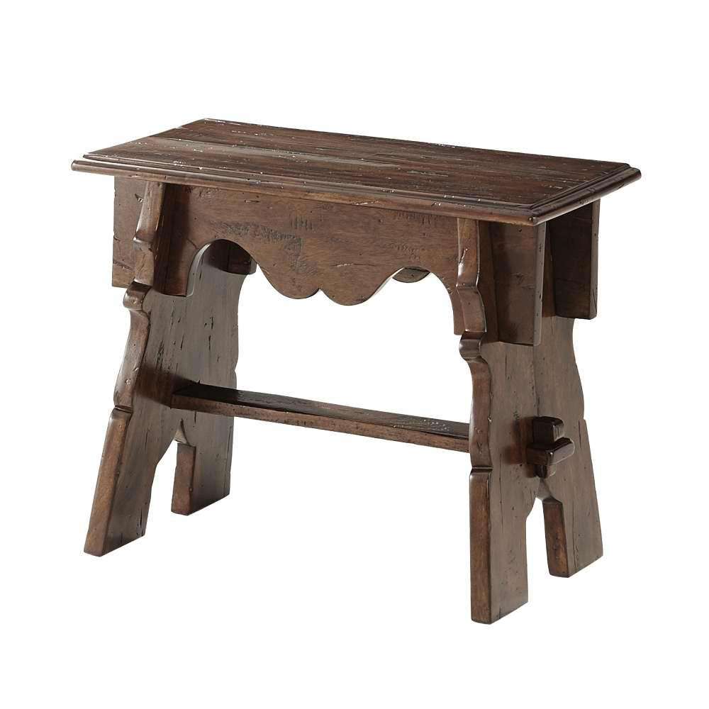 Antiqued Joynts Bench - Rustic Wooden Bench for Home, Garden & Patio - Perfect for Indoor & Outdoor Decor