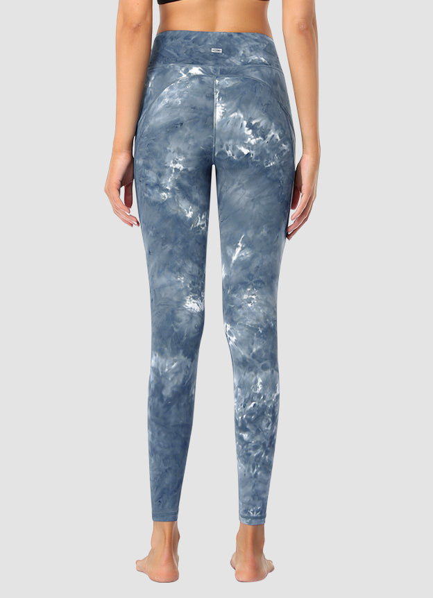 Newborn High Waist Yoga Pants for Women - Full Length Tie Dye Workout Leggings | Perfect for Yoga, Gym & Lounge Wear