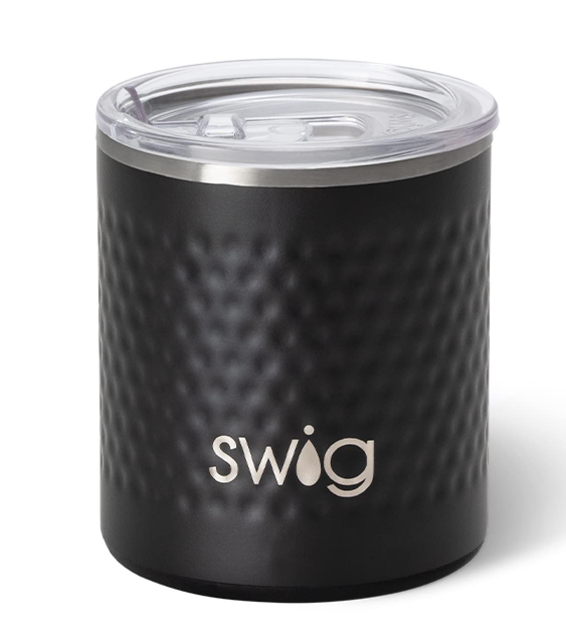 Swig Life 12oz Triple Insulated Stainless Steel Lowball Tumbler with Lid - Vacuum Sealed, Dishwasher Safe, Double Wall Travel Coffee Mug (Blacksmith) - Perfect for Hot & Cold Drinks at Home, Office or On-The-Go