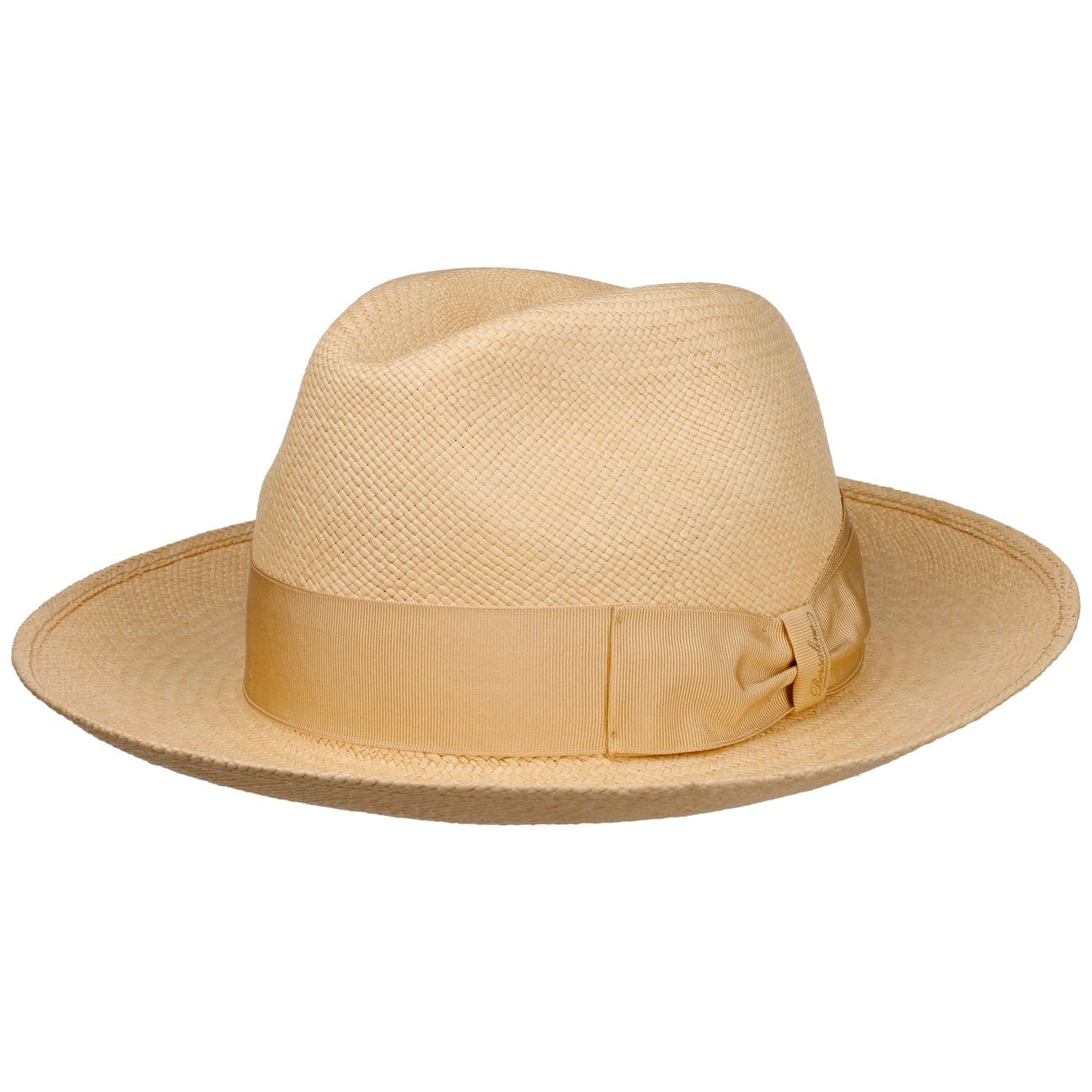 Borsalino Big Brim Fedora Straw Hat for Women & Men - Summer Sun Protection, Beach Vacation, Outdoor Activities